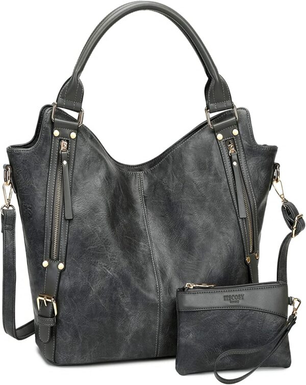 Women Tote Bag Handbags Dark Grey